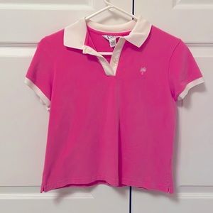 Lily Pulitzer Pink Polo